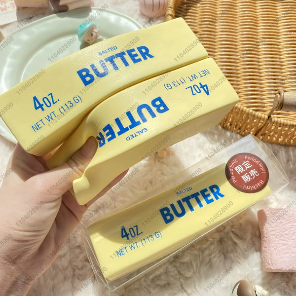 Cheese Stick Squishy Toy Slow Rising Butter Stick Squeeze Toy Slow Rebound Fidget Toy anti Stress Release Hand Relax Gift Toy