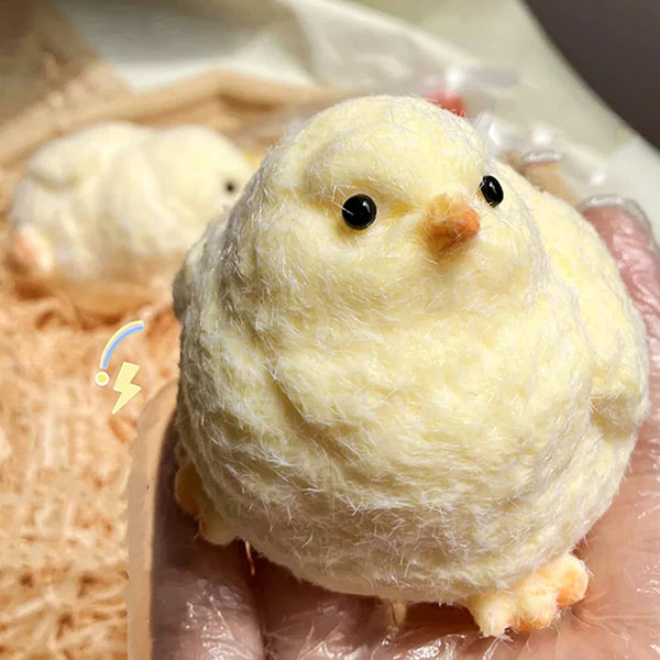 Get Your Cuteness Fix with Our Handmade Squishy Chicken Toy! Perfect Birthday Gift for Kids! 🐥💛✨